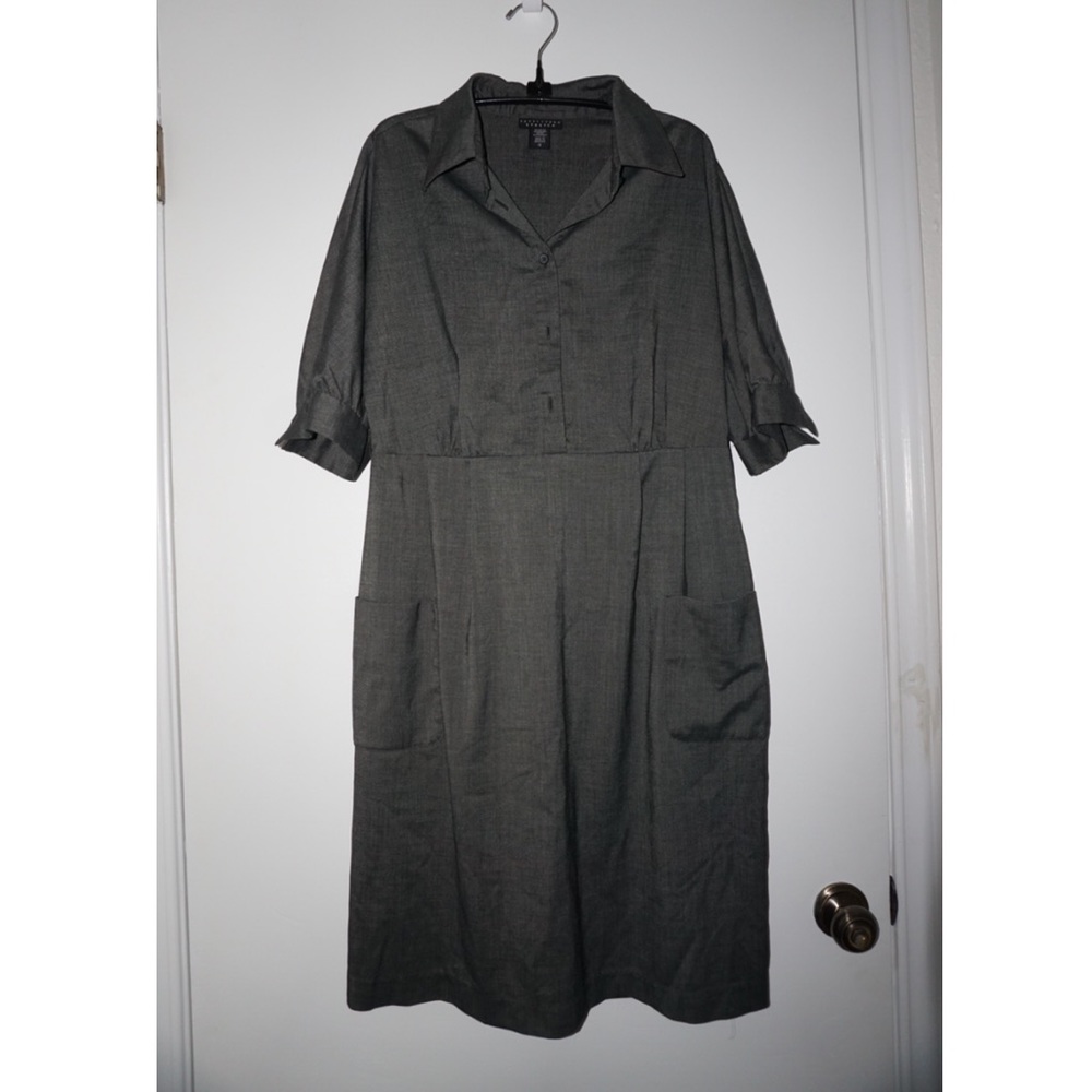 Gray Business Dress